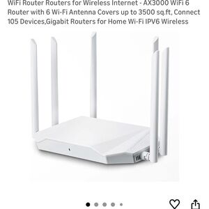 Brand new WiFi 6 Router ax3000